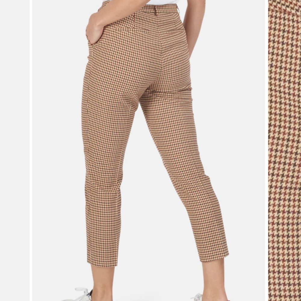 L’agence Ludivine Houndstooth cropped trouser